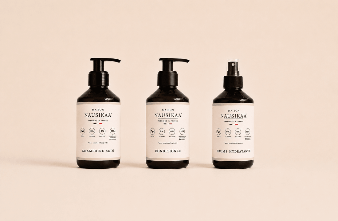 La routine hydratante de l'été : protéger ses cheveux du soleil, de la mer et du chlore - Maison Nausikaa L'élixir du soin capillaire