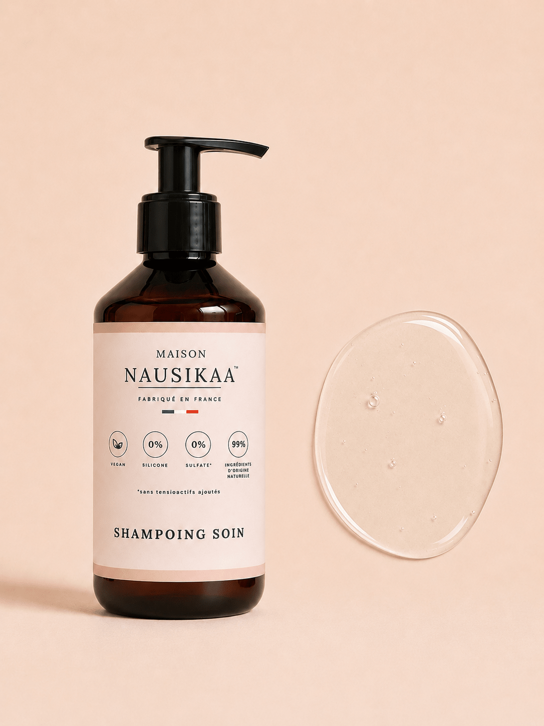 Shampoing soin Hydratant – Rose & Acide Hyaluronique | Maison Nausikaa - Maison Nausikaa Shampoing soin Hydratant – Rose & Acide Hyaluronique | Maison Nausikaa → hyper précis (le plus important) * Hydratant → ajoute le mot - clé SEO (shampoing, masque, etc.) * Maison Nausikaa